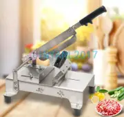 1PC New Manual Frozen Meat Slicer Kit Beef Slicing Machine Hotpot BBQ Silver