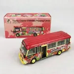 香港微影TINY 城市 合金車仔 -豐田COASTER (B70) 紅色小巴 (十九座) 爆炸糖 009806