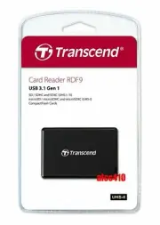 Transcend RDF9 Card Reader USB3.1 for CF/SD/SDHC/SDXC/Micro SD SDHC SDXC AU