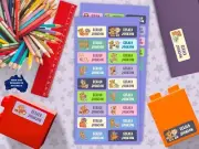 Teddy Bear Series Personalised Name Label for Kids