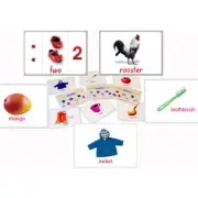 JUMBO Reading Flash Cards FLASHCARDS Preschool EDUCATIONAL Toy - BULK FIVE SETS