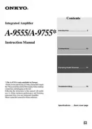 Onkyo A-9755 Amplifier Owners Manual