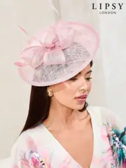 Lipsy Pink Oversized Disk Fascinator Headband (AV7391) | $74