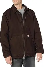 [CARHARTT] mens Loose Fit Washed Duck Sherpa-lined Coat