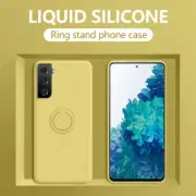 Magnetic Ring Holder Soft Case Cover For Samsung S25 S21 S22 S23 S24 Ultra S20FE