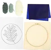 ARTIBETTER 1Set Embroidery Kit for DIY Cross Stitch Craft Set with Threads Fun Needlework Tools for Beginners for Creative