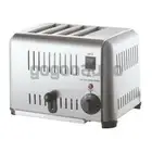 4 Slice Electric Toaster 4 Wide Slots Bread Toaster Stainless Steel 220V 1800W