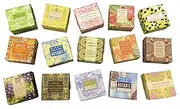 Greenwich Bay Trading Company Soap Sampler 15 pack of 1.9oz bars - Bundle 15 items