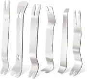 Auto Trim Removal Tool Set Stianless Steel, 6Pcs Fastener Remover Tool Kit, Meta