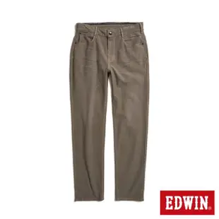 【EDWIN】男裝 加大碼 JERSEYS 迦績 透氣中直筒牛仔褲(中灰色)