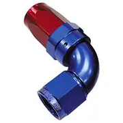 Aeroflow 150 Series Taper One-Piece Full Flow Swivel 90° Hose End -8AN, AF153-08