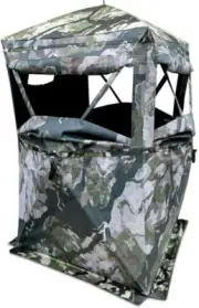 Full Frontal Hunting Blind, One Way See-Through Ground Blind in Veil Camo