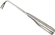 lasenersm 1 Piece Weed Puller Weed Remover Tool Hand Weeder Hand Puller Stainless Steel Weed Puller Tool Weeding Hook(Silver, 12.6 Inch)