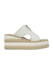 Logo thick sole sandals 39,40,41 White