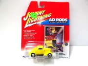 Johnny Lightning-Ad Rods- 1934 Ford Coupe----JL2