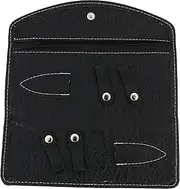 NOLITOY Leather Hair Stylist Scissor Holder Pouch Case Durable Organizer for Hairdresser Tools Compact Portable Minimalist Design for Salon Travel Use