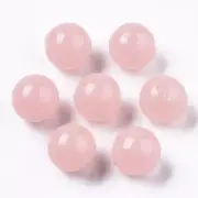 50 Glow In The Dark Acrylic Beads 8mm Pink Beads Jewelry Making Supplies Set