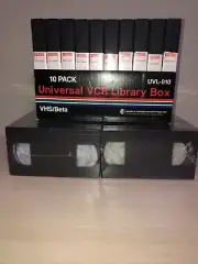 Blank VHS Tapes(Quantity Of 20) With Clamshell Boxes (Quantity Of 10)