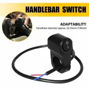 AUXITO Handlebar Switch 12V Black Fit 7/8"(22mm) Handlebar Button ON OFF Switch