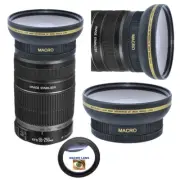 HD ULTRA WIDE ANGLE LENS + MACRO LENS FOR Canon EF-S 55-250mm f/4-5.6 IS II Lens