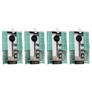 4x Home Expression Shower Curtain Peva w/ Iron Hooks Bathroom Decor 180x180cm