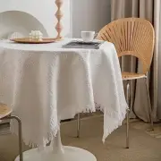 Lace Table Cloth Rectangle Outdoor Party Table White Table 51"x91" Diamond