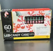 Candy Cane LED Christmas Lights 2003 Target Brand New In Box NOS 60 Lights