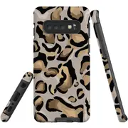 For Samsung Galaxy S10 Case Tough Protective Cover Leopard Pattern