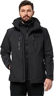 [Jack Wolfskin] Men's Jasper 3in1 Jacket, Black, S, Black, S
