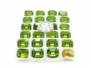 Olivine GF (12x10mm) Vintage Swarovski Art 4600 Rectangle Stones