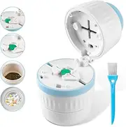 1/4 Pill Cutter, Pill Crusher, 1/2 Divider Sturdy Tablet Cutter, Hidden Blade, Ideal for Cut Pills, Vitamins, Tablets, Pill Grinder, Pill Organizer, with a Brush