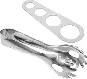 Versatile Pasta Clamp Set Stainless Steel Spaghetti Server Non-Stick Fork Spoon Noodle Serving Utensils Kitchen Tongs Measurer