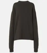 [The Row] The Row Amira cotton and cashmere sweater AU 16 brown