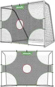 Wosofe Soccer Goal Target Soccer Training Equipment Net with Scoring Zones Improve Kick Practice Shooting and Goalshot Accuracy Training