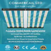 Phlizon 1000W/640W/450W Dimmable LED Grow Plant Light Full Spectrum Hydroponics
