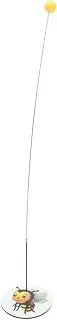 Table Tennis Trainer Flexible Shaft Training Tool for Individual Practice Sports Device for Skill Development and Coordination Random Pattern Design