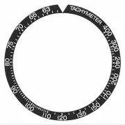BEZEL INSERT FOR VINTAGE TAG HEUER WATCH JO SIFFERT 1163T WATCH