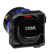Clipsal - Mechanisms 30M35 Marked Stove - 30M35-STOVE-BK