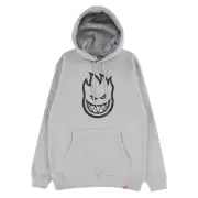 Spitfire Bighead Hoodie Heather Grey/Black