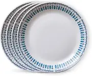 NEW Corelle Everyday Expressions Azure Medallion Salad Plates, 8-pack