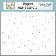 Echo Park New Day Dots Stencil 1pc