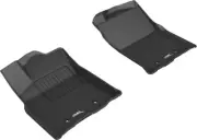 3D MAXpider Kagu 1st Row Floor Mats for 18-23 Toyota Tacoma EC/CC A/T-Black (for: Toyota)