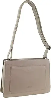[Milleni] Ladies Leather Classy Crossbody Bag in Taupe