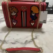 Love Moschino Borsa vitello bag ( red color )
