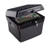 SentrySafe Fireproof Waterproof Safe 0.66 cu ft Locking File Box Document Money