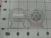 Universal Thin cut Metal Die Cut Tool Emboss crystal ball snowglobe snowflake