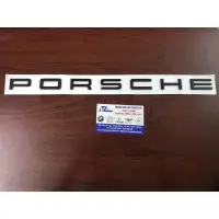 在飛比找蝦皮購物優惠-Porsche Logo - 黑色保時捷字母