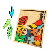 Matisse Puzzle Wooden Toys Shape Sorting Puzzle for7812
