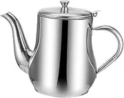 Amosfun Stainless Steel Oil Storage Can with Filter Leak Oil Holder for Cooking Grease Strainer Container and Kitchen Essential for Restaurants