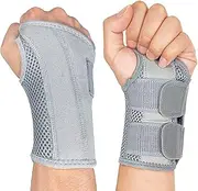 Wrist Brace Carpal Tunnel Right Left Hand for Men Women, Night Wrist Sleep Supports Splints Arm Stabilizer with Compression Sleeve Adjustable Straps,for Tendonitis Arthritis Pain Relief